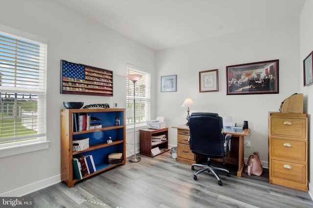 33 Winifred, Hanover, PA 17331 - office area with light wood-type flooring and baseboards