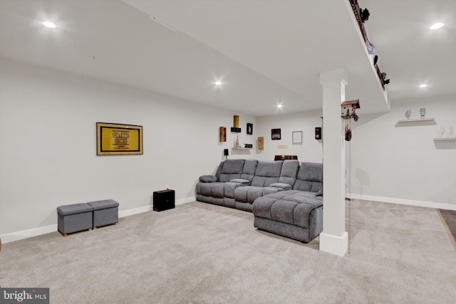 33 Winifred, Hanover, PA 17331 - carpeted living area with recessed lighting and baseboards