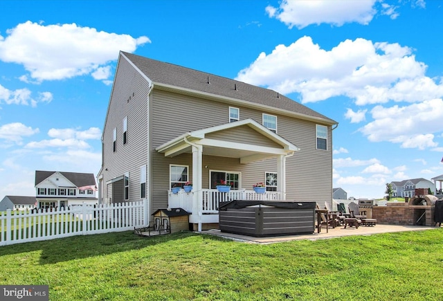 33 Winifred, Hanover, PA 17331 - rear view of property with a patio and a hot tub