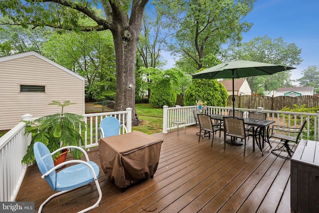 1318 Morgan Ave, Cinnaminson, NJ 08077 - deck featuring outdoor dining area