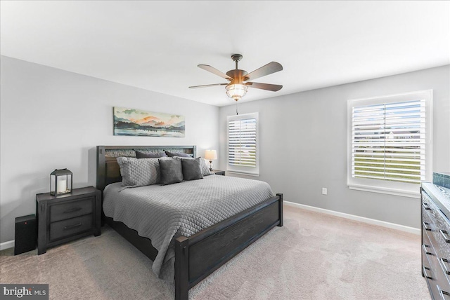 300 Hayward Ct, Pottstown, PA 19464 - bedroom featuring light colored carpet and ceiling fan
