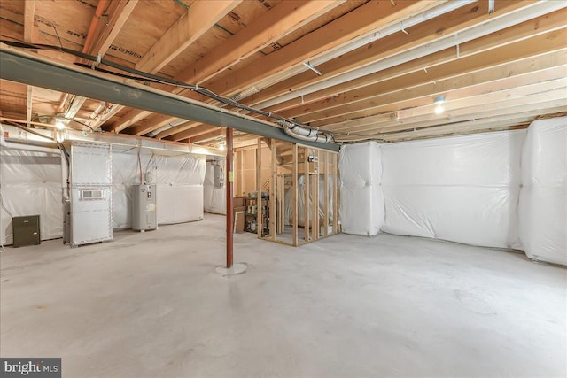 300 Hayward Ct, Pottstown, PA 19464 - unfinished basement with water heater