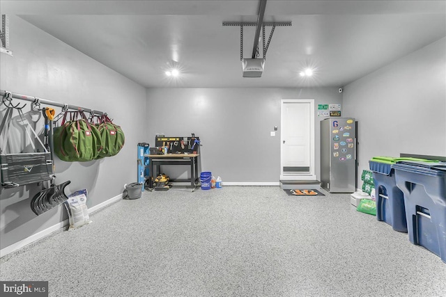 300 Hayward Ct, Pottstown, PA 19464 - garage with a garage door opener and recessed lighting