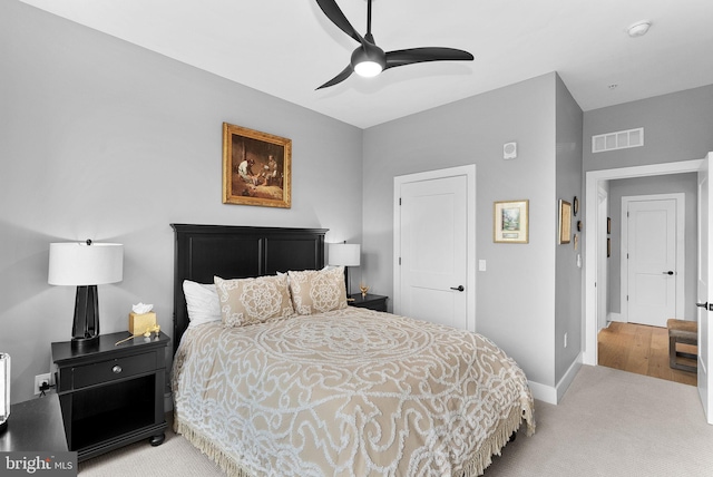 44691 Wellfleet Dr Unit 306, Ashburn, VA 20147 - carpeted bedroom featuring baseboards and a ceiling fan