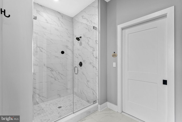 44691 Wellfleet Dr Unit 306, Ashburn, VA 20147 - full bathroom with marble finish floors and a marble finish shower