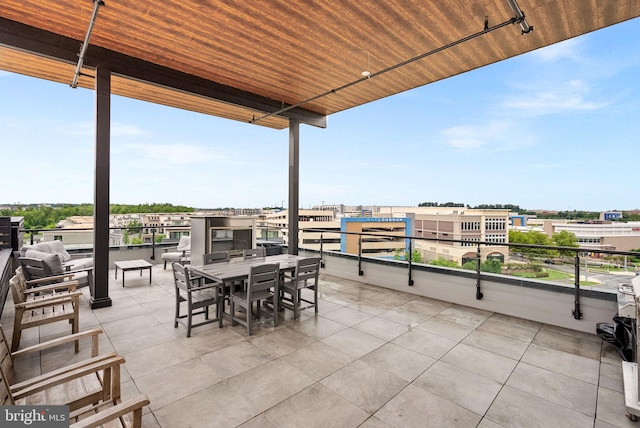 44691 Wellfleet Dr Unit 306, Ashburn, VA 20147 - view of patio with outdoor dining area