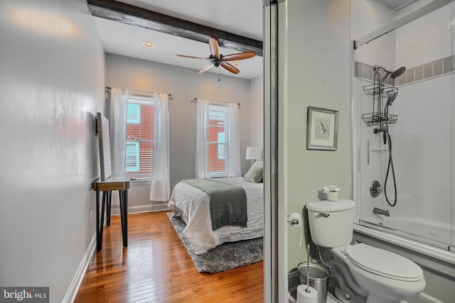 12 S Castle St, Baltimore, MD 21231 - bedroom featuring wood-type flooring and recessed lighting