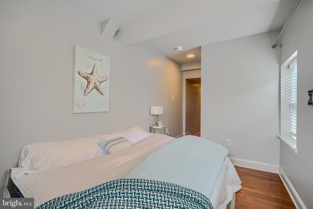 12 S Castle St, Baltimore, MD 21231 - bedroom with wood finished floors and baseboards