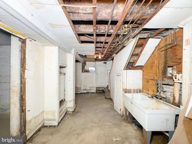 2636 Rhode Island Ave NE, Washington, DC 20018 - unfinished basement featuring a sink