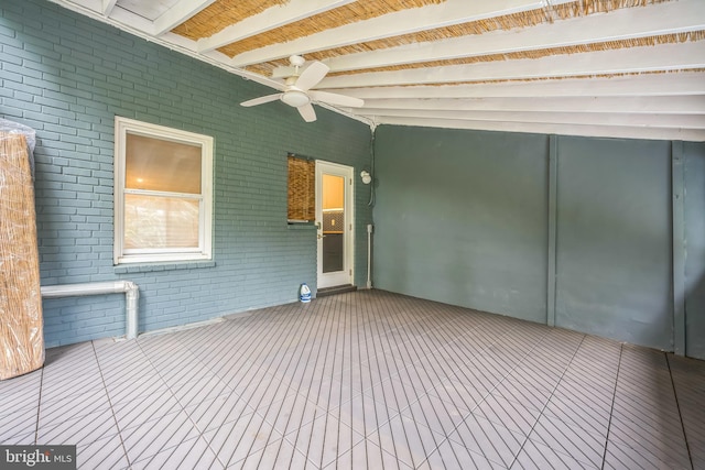 304 S Veitch St, Arlington, VA 22204 - wooden terrace featuring a ceiling fan