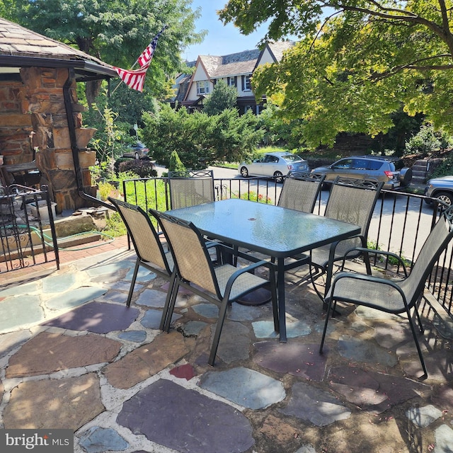 175 Stoneway Ln, Bala Cynwyd, PA 19004 - view of patio / terrace with outdoor dining area