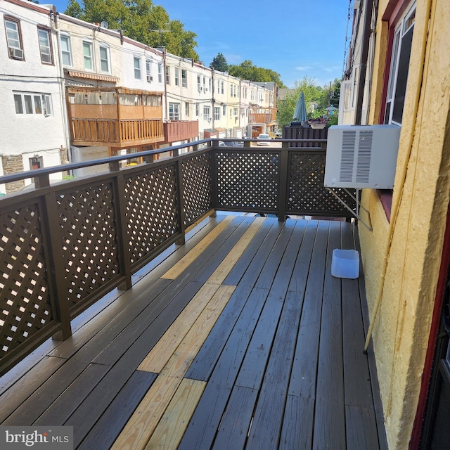 175 Stoneway Ln, Bala Cynwyd, PA 19004 - wooden terrace with a residential view
