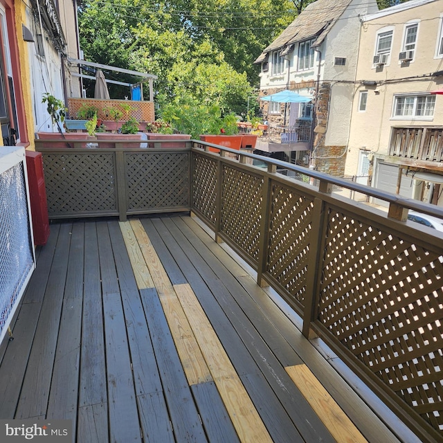 175 Stoneway Ln, Bala Cynwyd, PA 19004 - view of wooden terrace