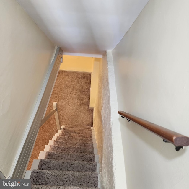 175 Stoneway Ln, Bala Cynwyd, PA 19004 - stairway with carpet flooring