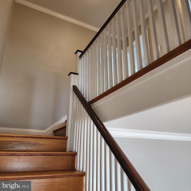 175 Stoneway Ln, Bala Cynwyd, PA 19004 - staircase with ornamental molding