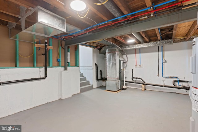 1072 Lakeshore Dr, Camden, NJ 08104 - unfinished basement featuring heating unit