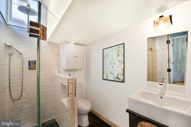 1513 Swann St NW, Washington, DC 20009 - full bathroom featuring a shower stall and vanity