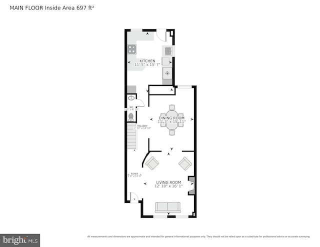 1513 Swann St NW, Washington, DC 20009 - view of home floor plan
