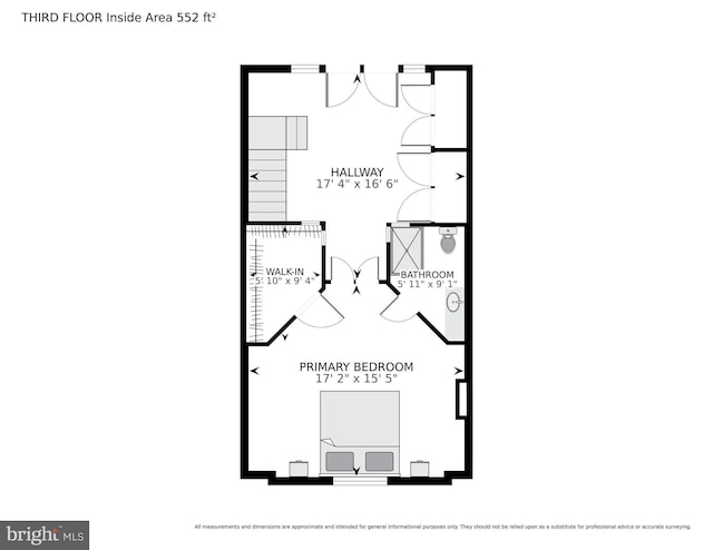 1513 Swann St NW, Washington, DC 20009 - view of floor plan / room layout