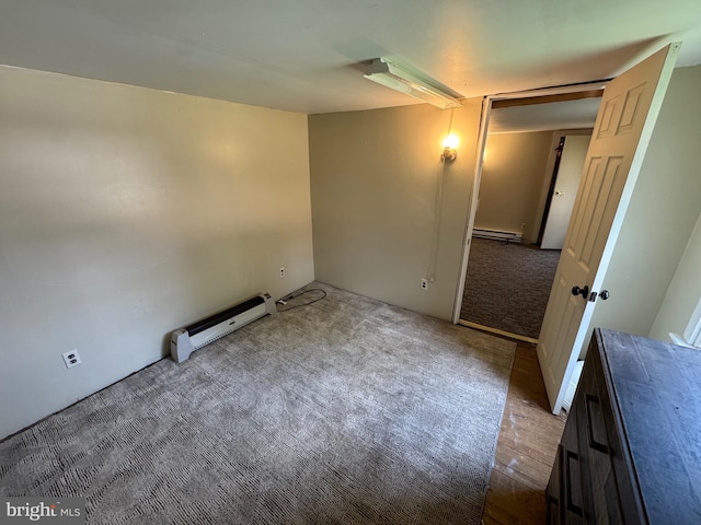 226 E Snyder Ave, Lansford, PA 18232 - spare room with a baseboard radiator and carpet