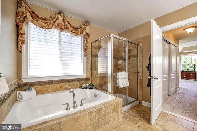 1901 Eamons Way, Annapolis, MD 21401 - bathroom with a garden tub and a shower stall