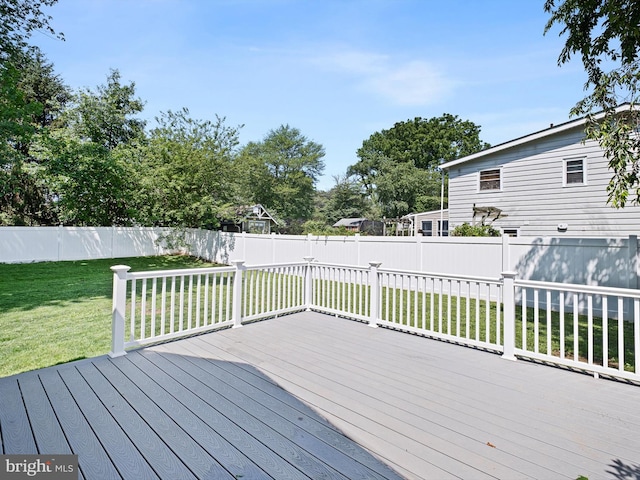 4 Paisley Dr, Wilmington, DE 19808 - deck featuring a fenced backyard