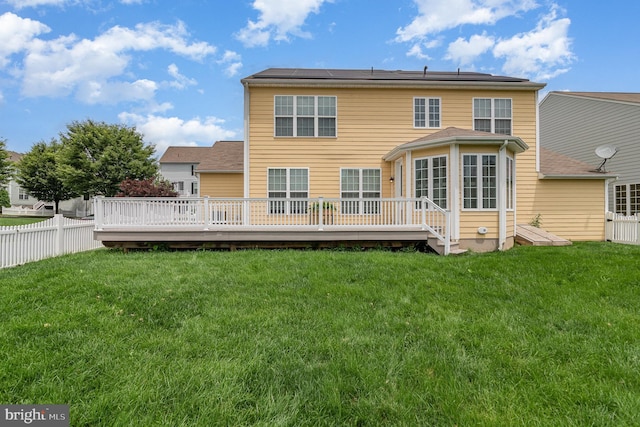 22 Stone Barn Rd, Mechanicsburg, PA 17050 - back of property featuring a wooden deck