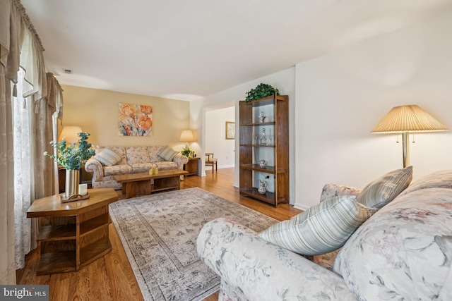 81 Argyle Ave, Blackwood, NJ 08012 - living area featuring wood finished floors and baseboards