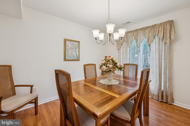 81 Argyle Ave, Blackwood, NJ 08012 - dining space with a chandelier and light wood finished floors