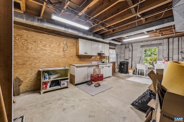 2402 Bennington Rd, Charlottesville, VA 22901 - below grade area featuring electric panel