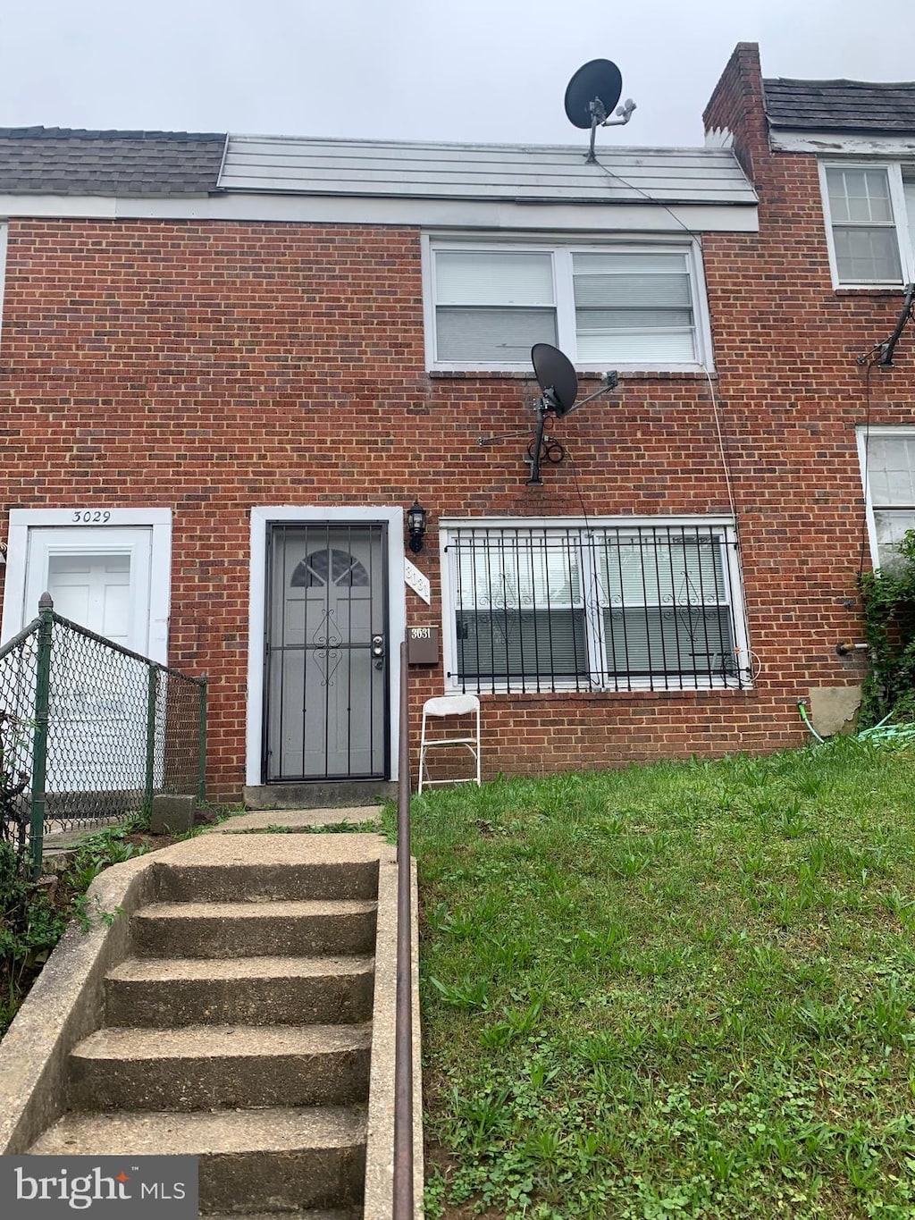 3031 Elizabeth Ave, Baltimore, MD 21230 - entrance to property with brick siding
