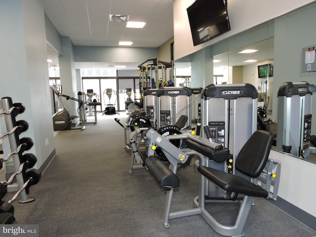 1420 Locust St Unit 20Q, Philadelphia, PA 19102 - view of exercise room
