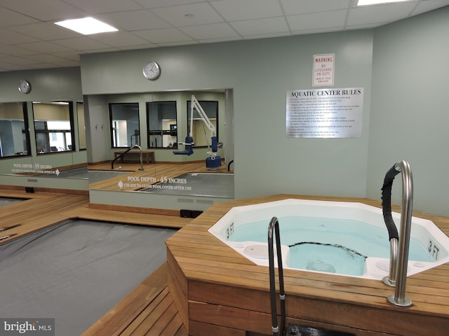 1420 Locust St Unit 20Q, Philadelphia, PA 19102 - view of pool with a sink and a hot tub
