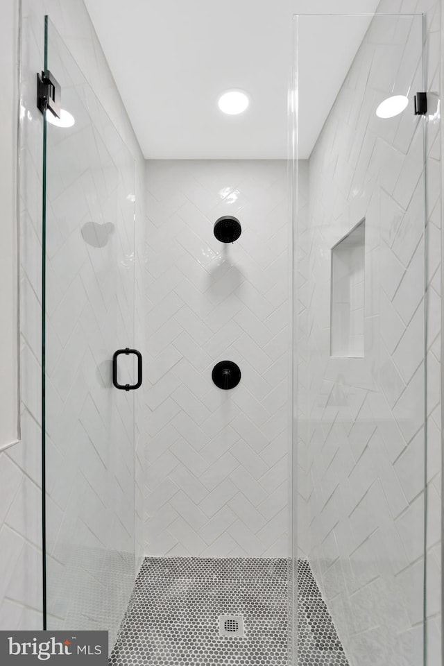 1133 46th St SE, Washington, DC 20019 - bathroom featuring a shower stall