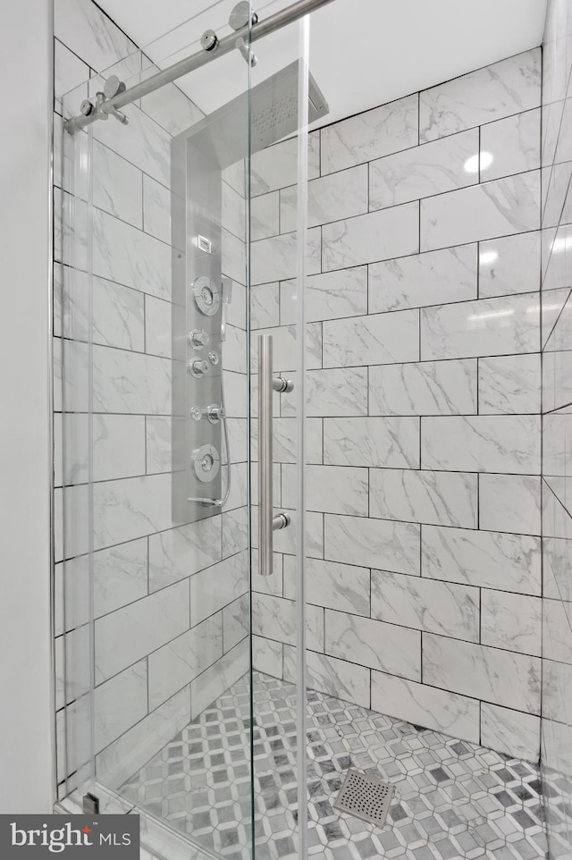 1133 46th St SE, Washington, DC 20019 - bathroom featuring a shower stall