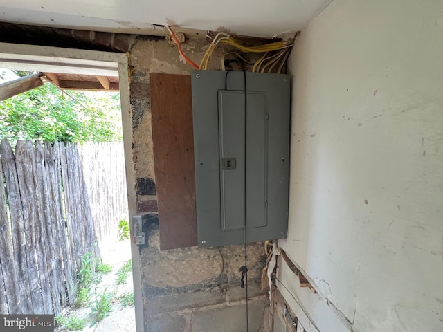 2817 Bookert Dr, Baltimore, MD 21225 - utility room featuring electric panel