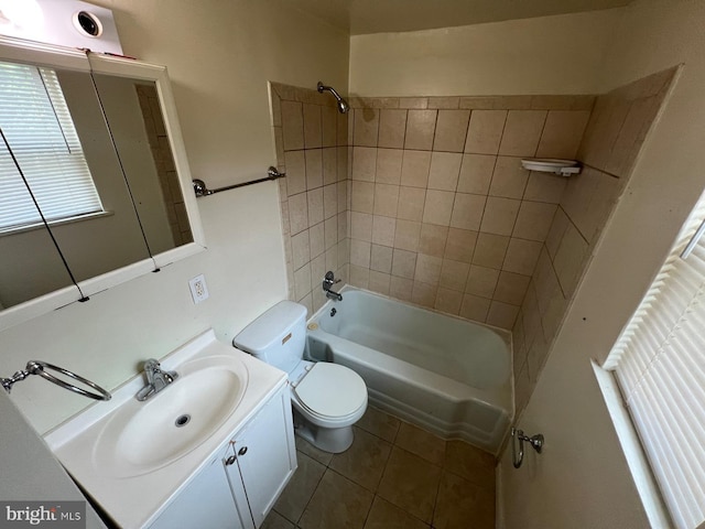 2817 Bookert Dr, Baltimore, MD 21225 - bathroom with tile patterned flooring, vanity, and washtub / shower combination