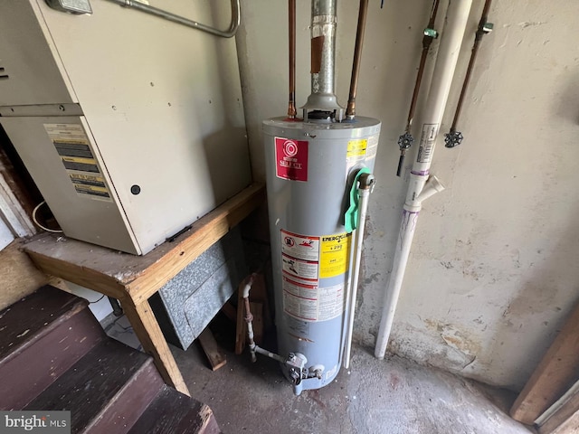 2817 Bookert Dr, Baltimore, MD 21225 - utilities featuring gas water heater and heating unit