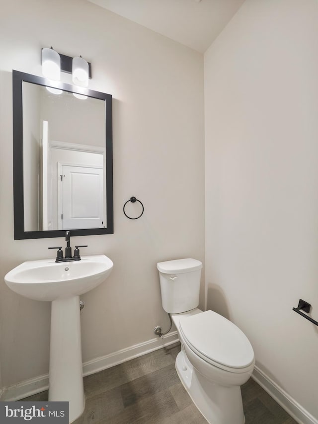 38 Preening Rd, Hedgesville, WV 25427 - half bathroom with wood finished floors