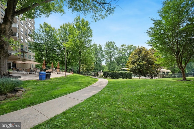1030 E Lancaster Ave Unit 806, Bryn Mawr, PA 19010 - view of home's community with a patio area