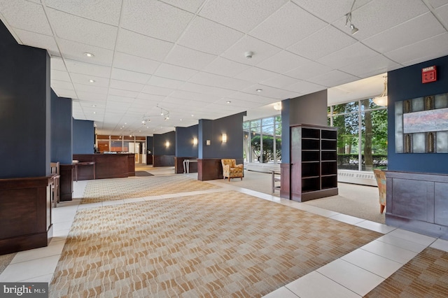 1030 E Lancaster Ave Unit 806, Bryn Mawr, PA 19010 - community lobby featuring a drop ceiling