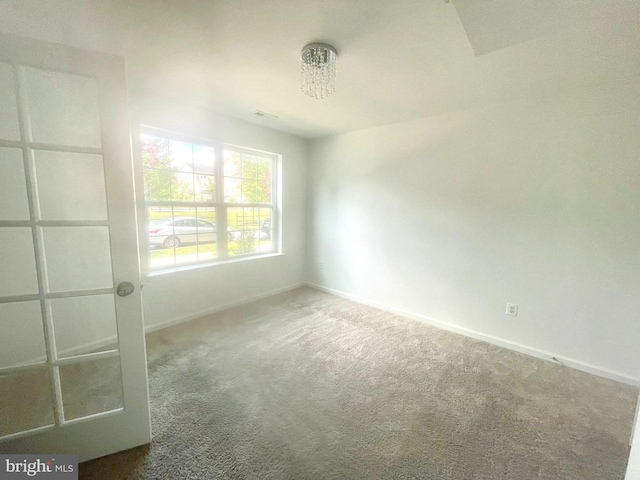 7120 Beaumont Pl, Hanover, MD 21076 - carpeted empty room featuring baseboards