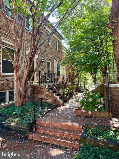 1120 N Taylor St Unit 2, Arlington, VA 22201 - view of front of property featuring brick siding
