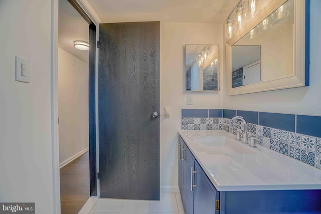 1106 Steamboat Sta, Southampton, PA 18966 - bathroom with vanity and tasteful backsplash