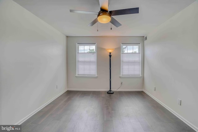 1106 Steamboat Sta, Southampton, PA 18966 - empty room featuring ceiling fan and wood finished floors