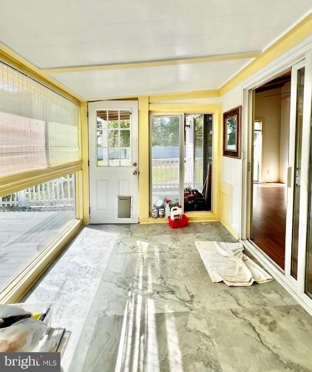 6535 Gravel Branch Rd, Hurlock, MD 21643 - view of unfurnished sunroom