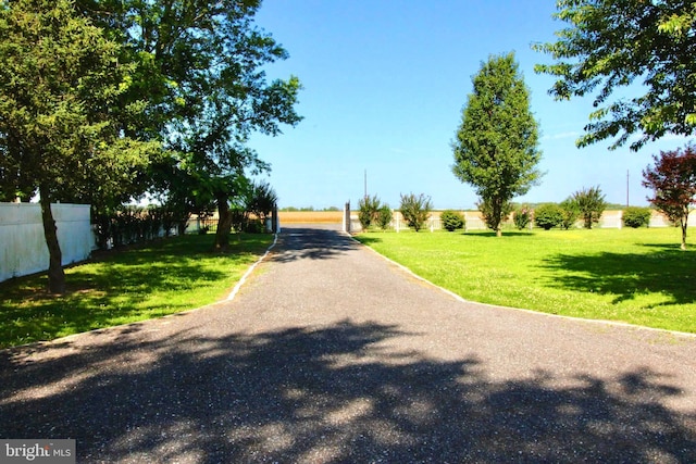 6535 Gravel Branch Rd, Hurlock, MD 21643 - view of asphalt driveway featuring a gated entry