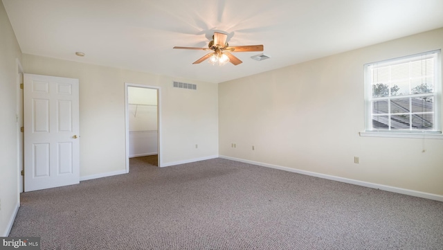 253 Roosevelt St, Bristol, PA 19007 - unfurnished bedroom featuring carpet floors, ceiling fan, a spacious closet, and a closet