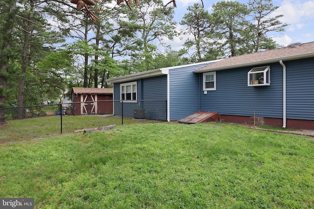6 Shore Cir, Browns Mills, NJ 08015 - back of property with a storage unit