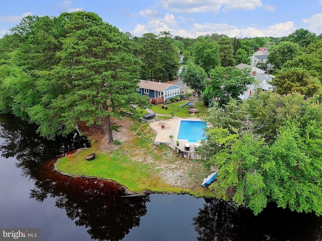 6 Shore Cir, Browns Mills, NJ 08015 - view of subject property featuring a pool and a nearby body of water